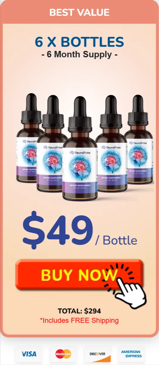 NeuroPrime  price 6 bottle